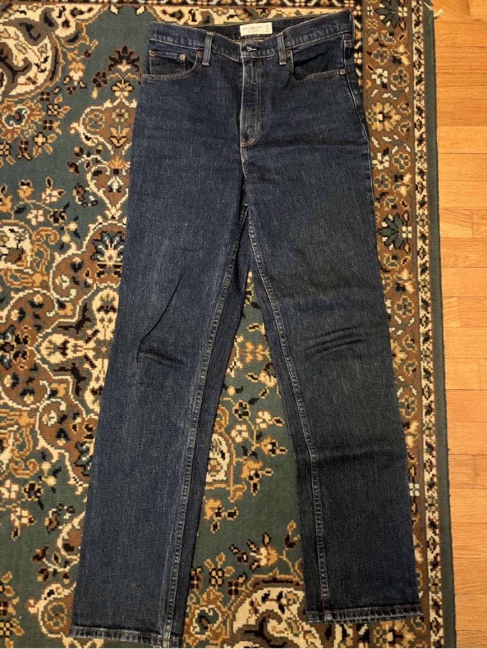 Abercrombie & Fitch The 90's Straight Ultra High Rise Excellent